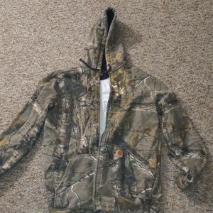 Carhartt camouflage zip up hoodie